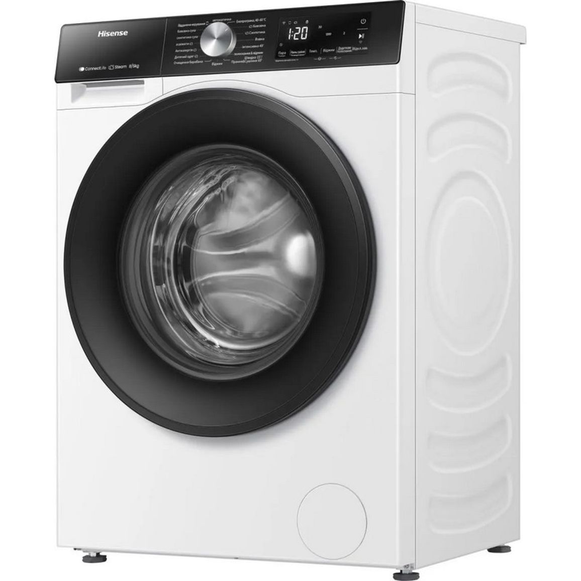 Прально-сушильна машина WD3S8043BW3/UA HISENSE