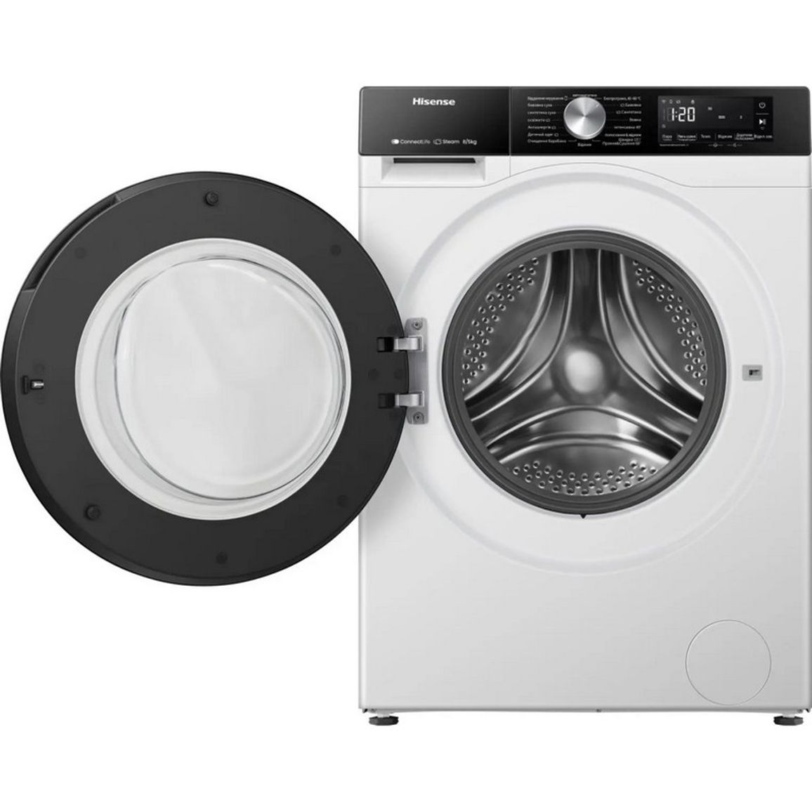 Прально-сушильна машина WD3S8043BW3/UA HISENSE