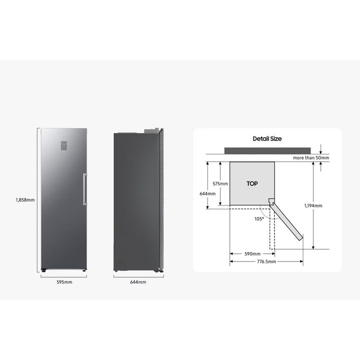 Морозильна камера RZ70H32HETUA SAMSUNG Морозильна камера RZ70H32HETUA SAMSUNG