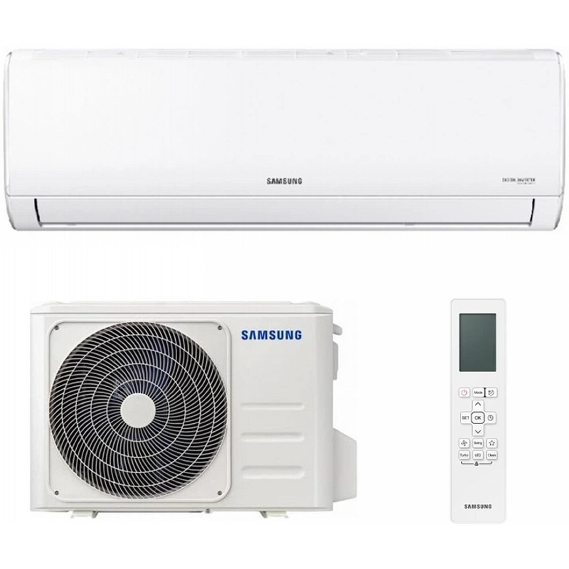 Кондиціонер Basic до 51-70 м2 інверторний SAMSUNG (AR24BXHQASINUA/AR24BXHQASIXUA) Кондиціонер Basic до 51-70 м2 інверторний SAMSUNG (AR24BXHQASINUA/AR24BXHQASIXUA)