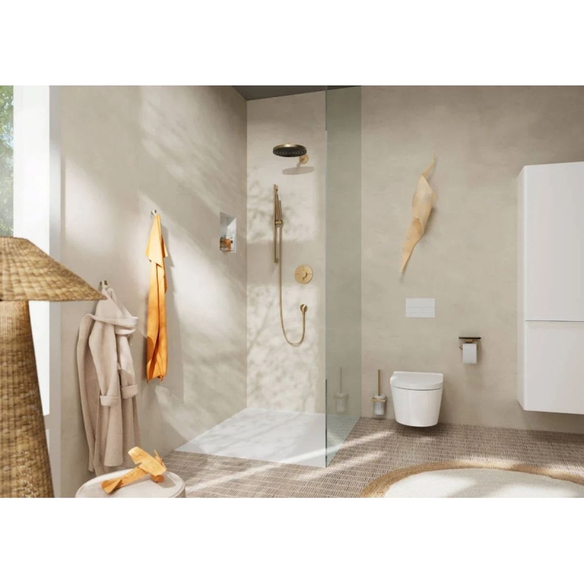 Ручний душ Pulsify S 100 1jet EcoSmart Polished Gold Optic Hansgrohe (24125990) Ручний душ Pulsify S 100 1jet EcoSmart Polished Gold Optic Hansgrohe (24125990)