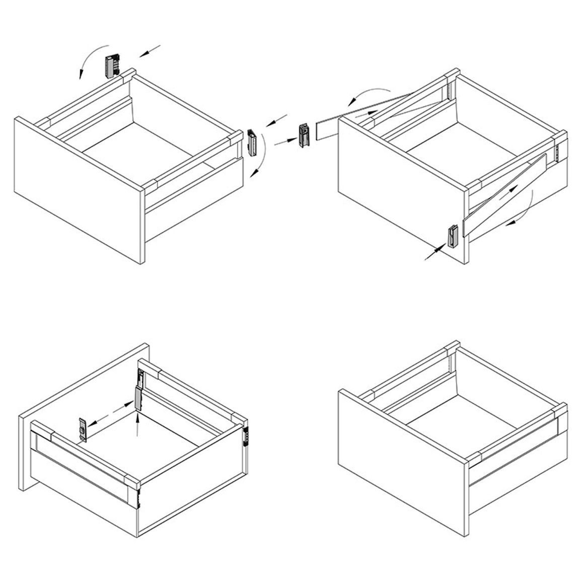 Адаптер для TopSide L=144мм, Atira срібло (9194657) Hettich Адаптер для TopSide L=144мм, Atira срібло (9194657) Hettich