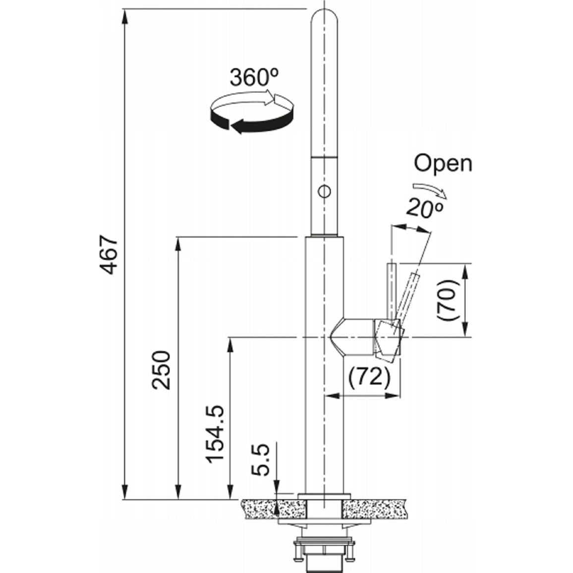 Змішувач Pescara J Pull Down (в/ш) нерж. сталь Franke (115.0741.694) Змішувач Pescara J Pull Down (в/ш) нерж. сталь Franke (115.0741.694)