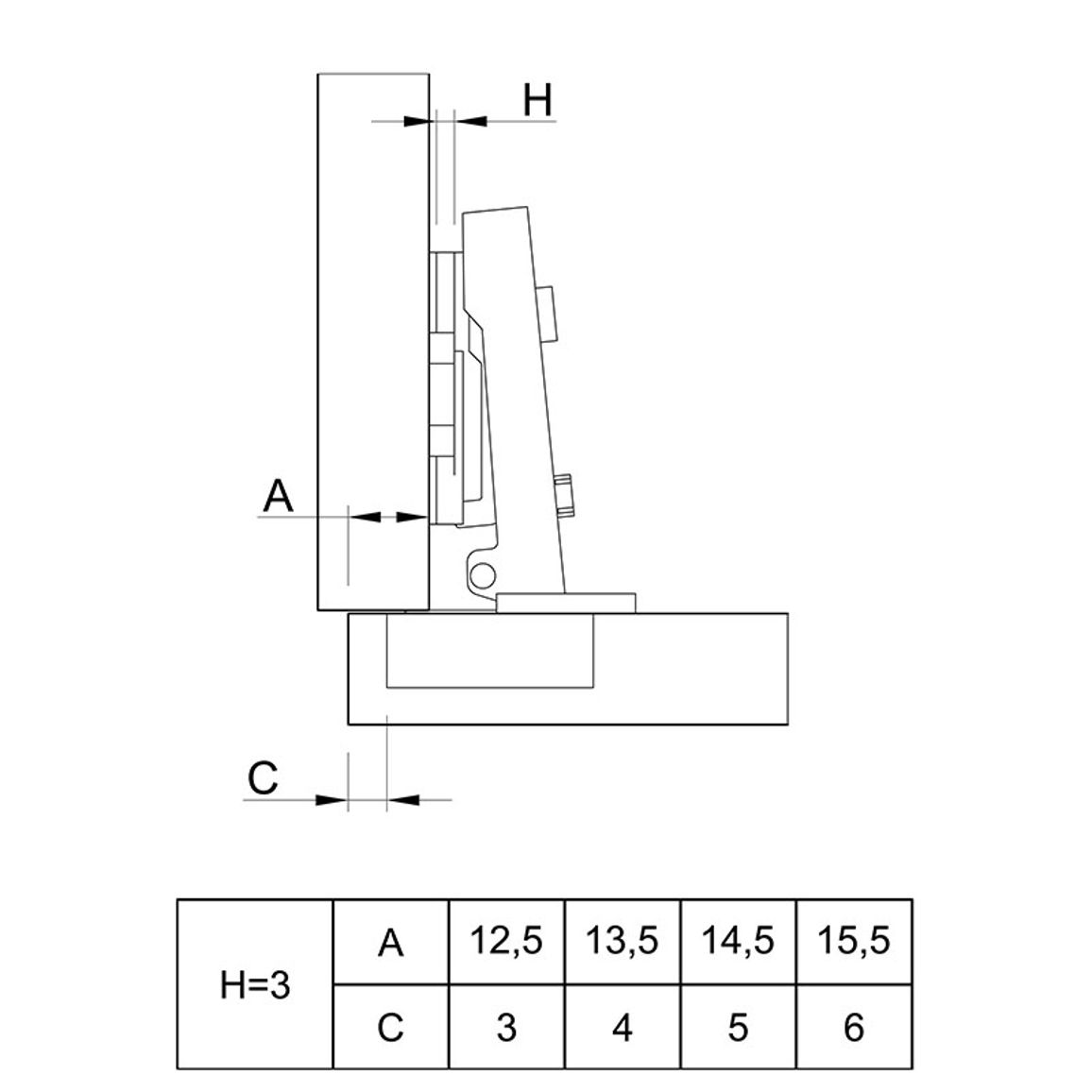 Петля Clip-on, 110°, Intermat 9973, наклад., без пруж., никель (9005604) Hettich Петля Clip-on, 110°, Intermat 9973, наклад., без пруж., никель (9005604) Hettich