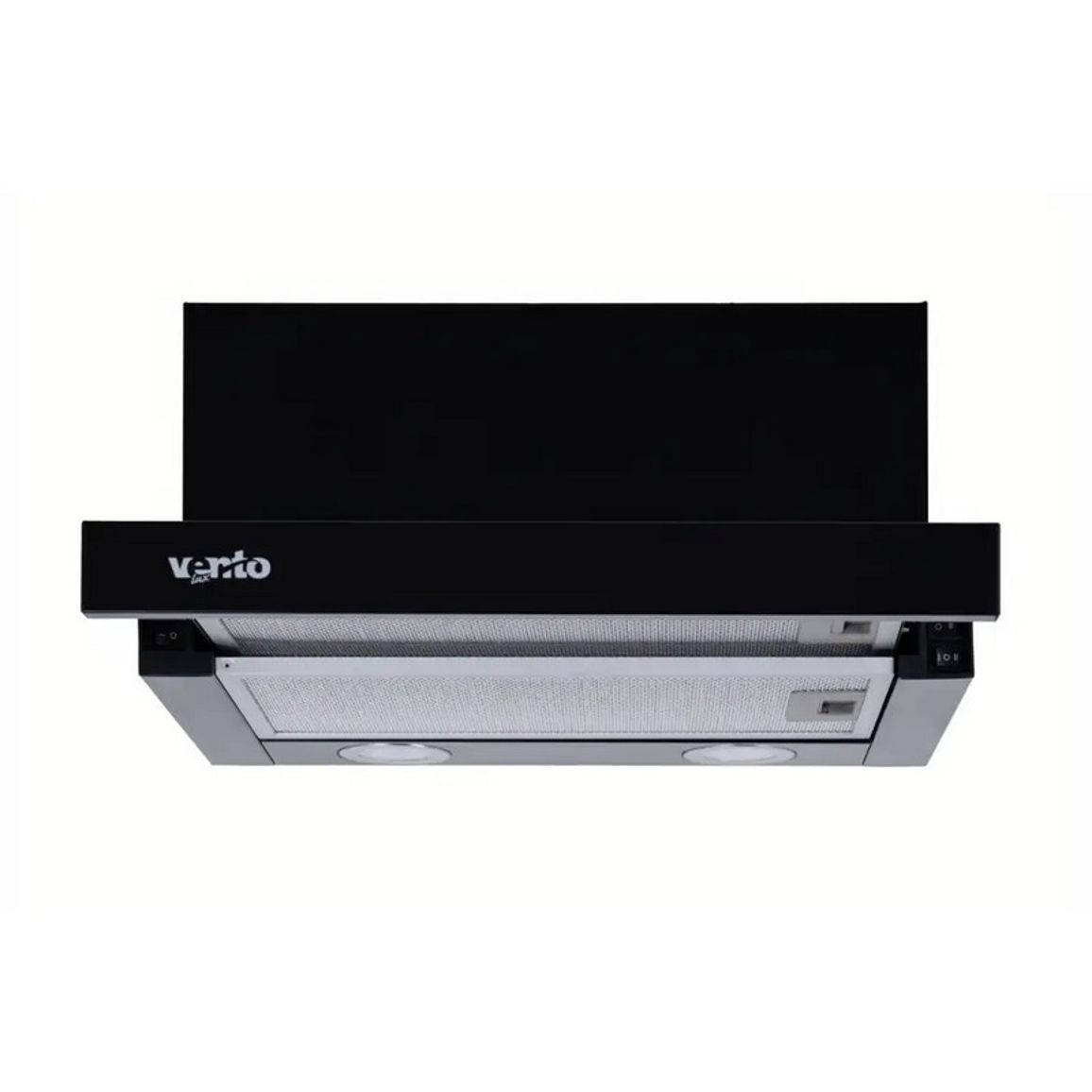 Телескопічна витяжка GARDA 45 BK (700) LED VENTOLUX Телескопічна витяжка GARDA 45 BK (700) LED VENTOLUX