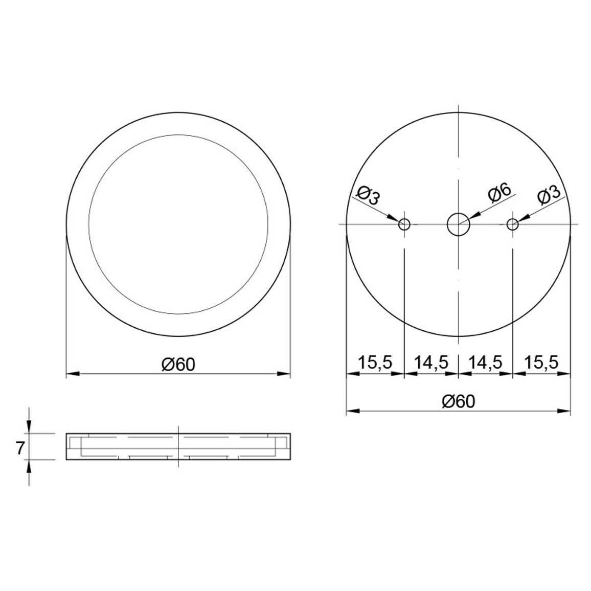 LED-світильник "Sole", 1.8W, 12V, біле світло LED-світильник "Sole", 1.8W, 12V, біле світло