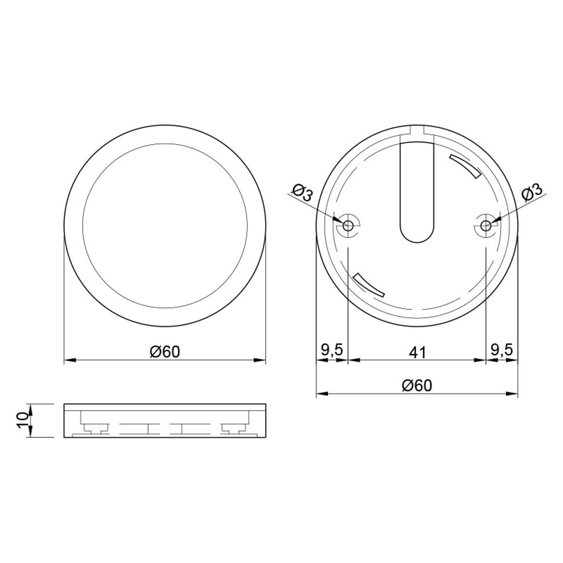 LED-светильник "Venti", 1.6W, 12V, белый свет LED-светильник "Venti", 1.6W, 12V, белый свет