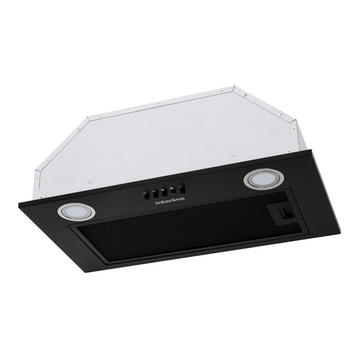 Витяжка вбудована BASIC Black A/60/PB Interline