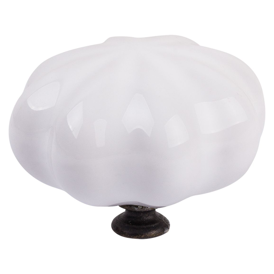 Ручка Ferro Fiori CR 9160.60 античная бронза|белый Ручка Ferro Fiori CR 9160.60 античная бронза|белый