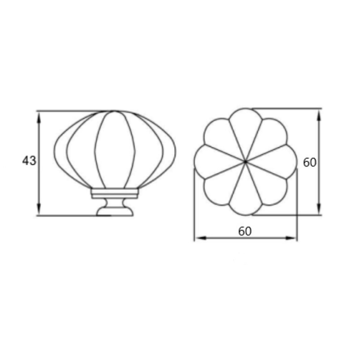 Ручка Ferro Fiori CR 9160.60 античная бронза|белый Ручка Ferro Fiori CR 9160.60 античная бронза|белый