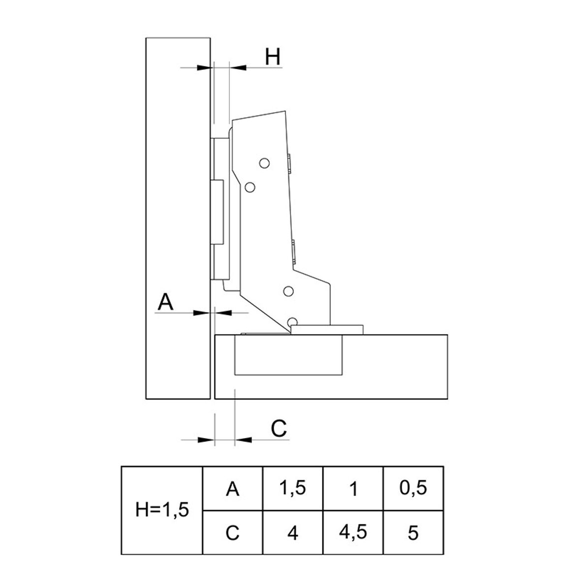 Петля Clip-on, 110°, Sensys 8675, внутр., без пруж., никель (9073664) Hettich Петля Clip-on, 110°, Sensys 8675, внутр., без пруж., никель (9073664) Hettich