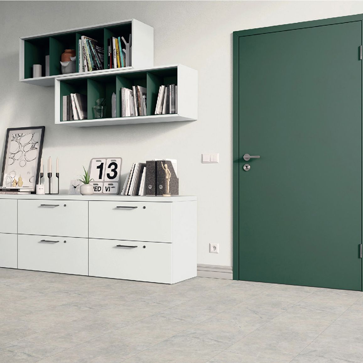 ДСП лам. Egger U606 ST9 Зелений ліс 2800х2070х18мм
