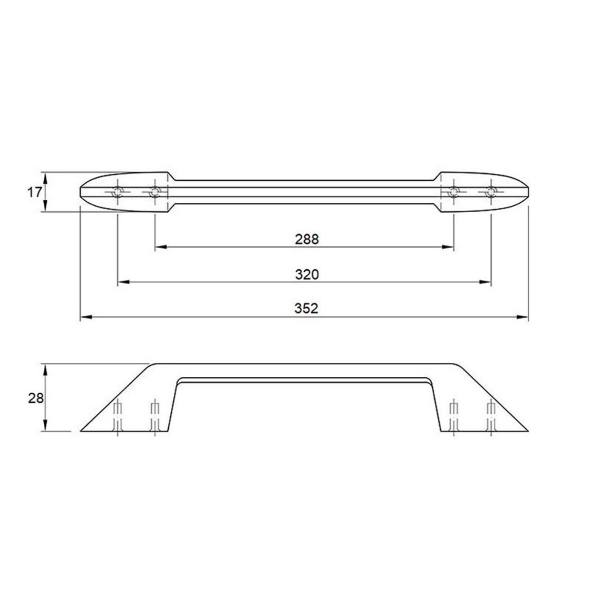 Ручка Marella M 15186.320 хром
