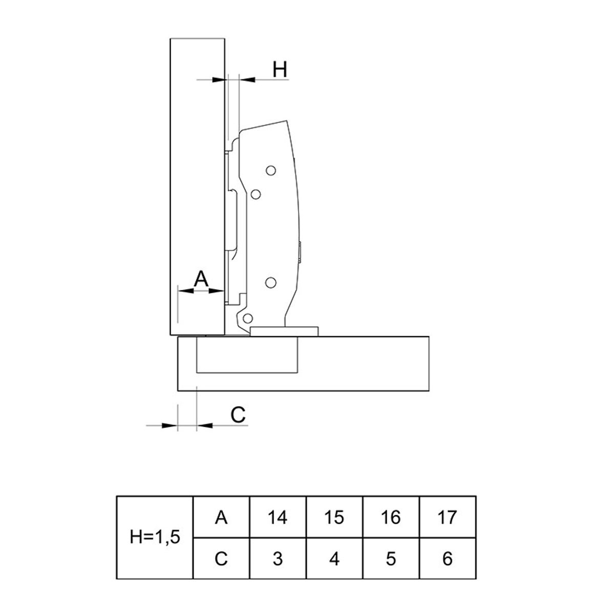 Завіса Clip-on, 110°,Sensys 8675,накладна, без пружини, нікель(9071313) Hettich Завіса Clip-on, 110°,Sensys 8675,накладна, без пружини, нікель(9071313) Hettich