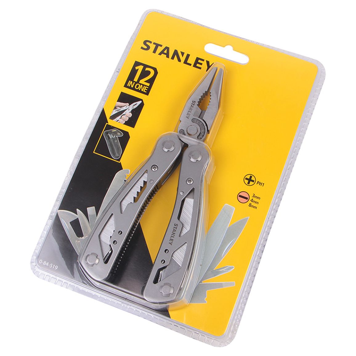 Плоскогубці "Multitool" комбіновані "12 в 1" з чохлом Stanley Плоскогубці "Multitool" комбіновані "12 в 1" з чохлом Stanley