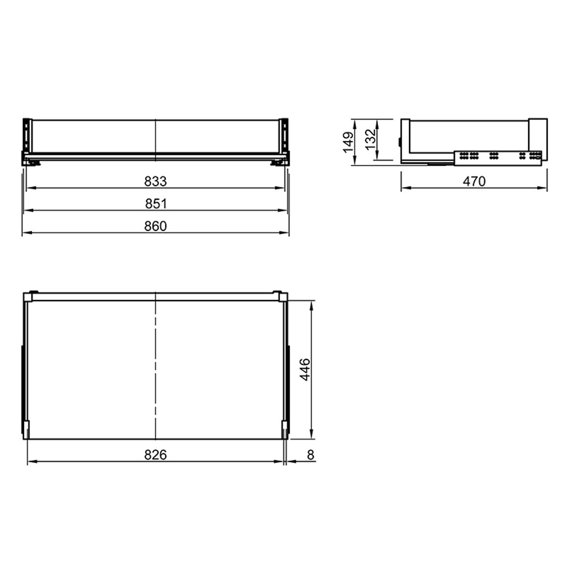 Корзина 900мм графит/стекло (крепл. к фас.), Essence VIBO (CCTGM90FEVGFO) Корзина 900мм графит/стекло (крепл. к фас.), Essence VIBO (CCTGM90FEVGFO)