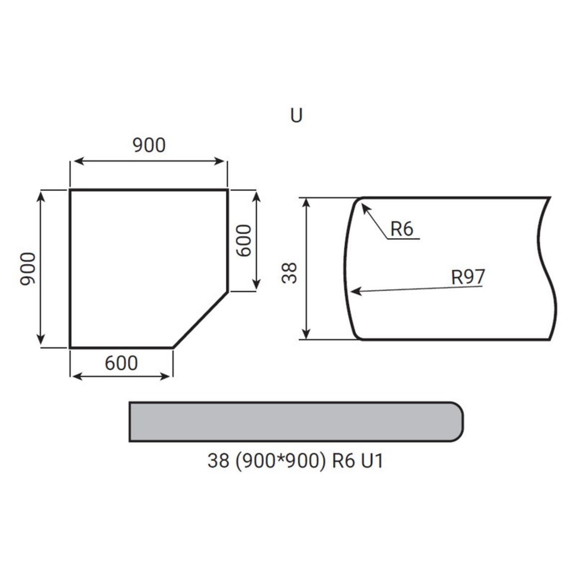 Кут Luxeform W300-1 U Стелларія вологост. Кут Luxeform W300-1 U Стелларія вологост.