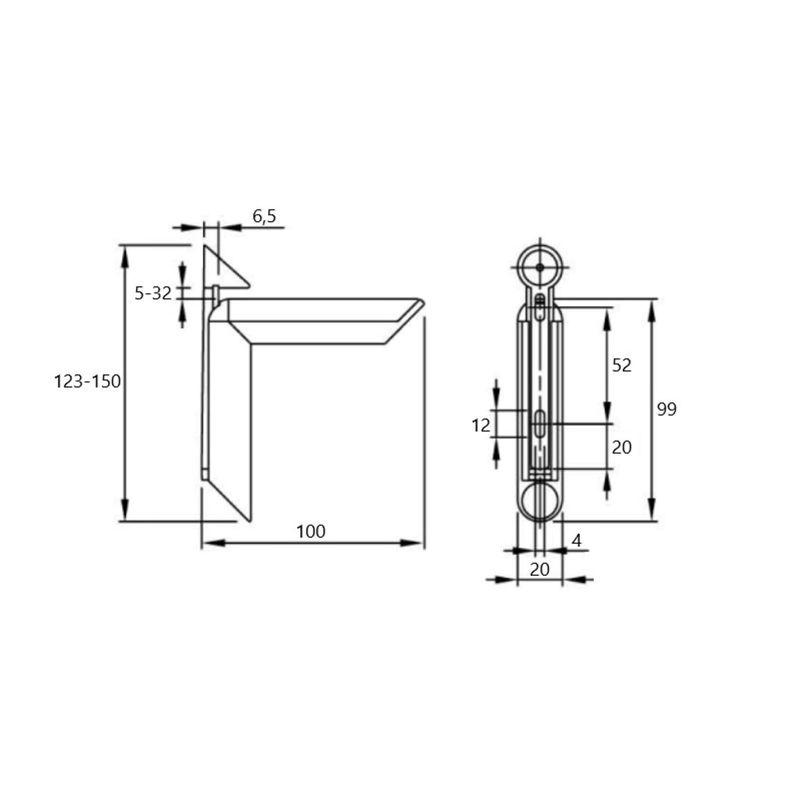 Полицетримач Ferro Fiori M 7050.97 хром Полицетримач Ferro Fiori M 7050.97 хром