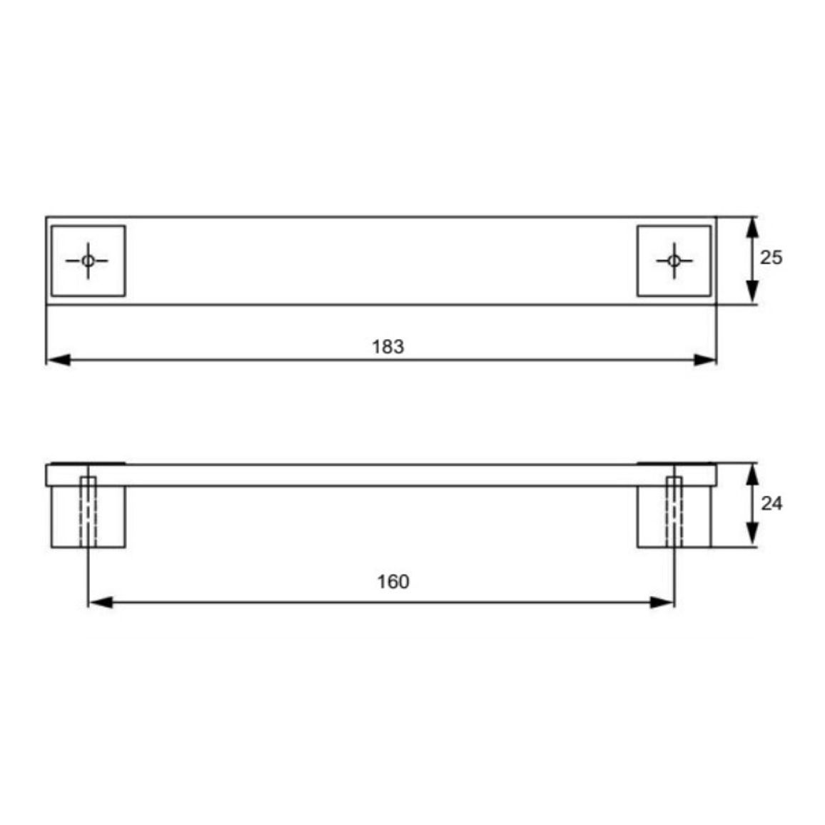 Ручка Ferro Fiori by Poliplast PL 11004.160 сірий Ручка Ferro Fiori by Poliplast PL 11004.160 сірий