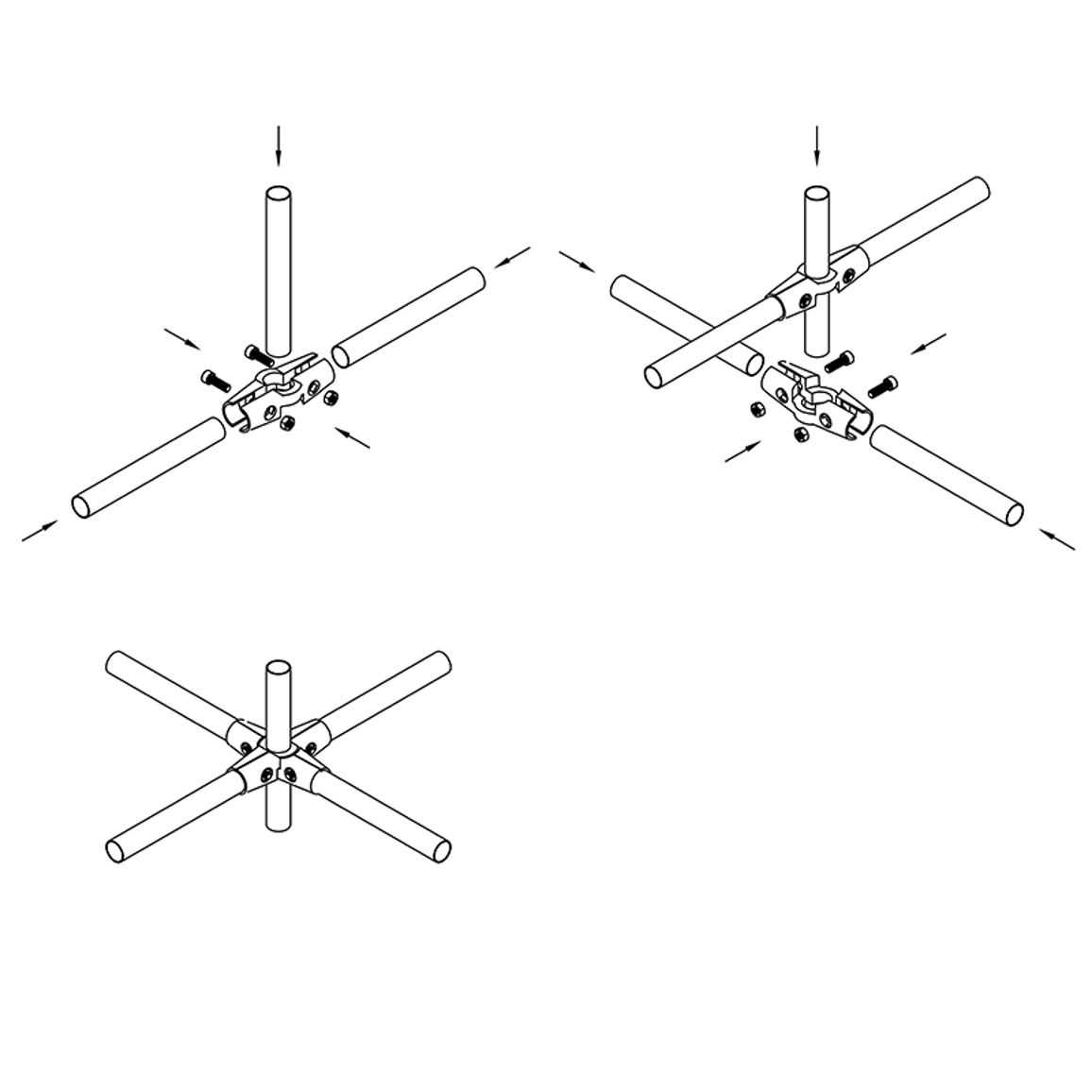 R-45 соединение "+" образное R-45 соединение "+" образное