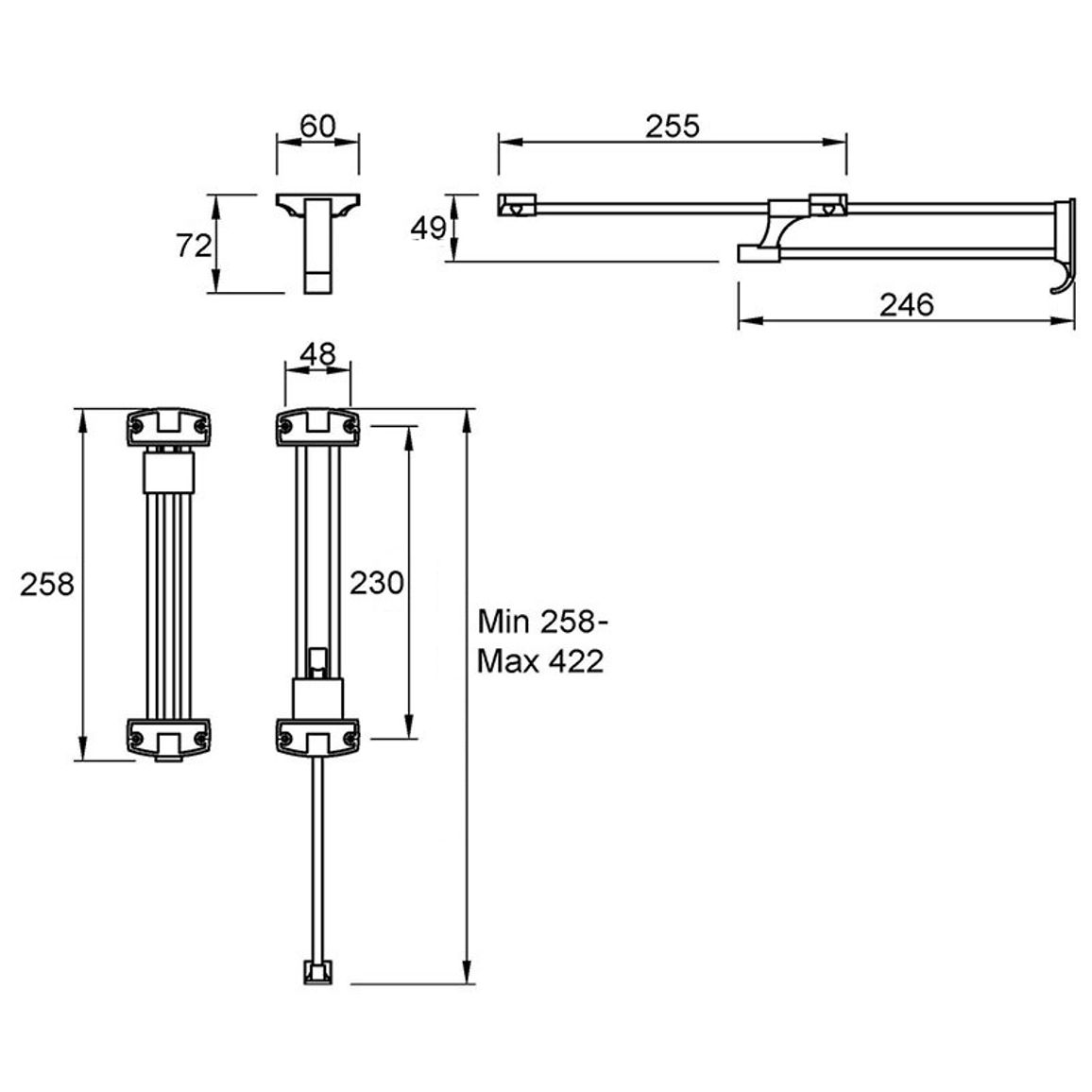 Мікроліфт L-250мм Muller Мікроліфт L-250мм Muller