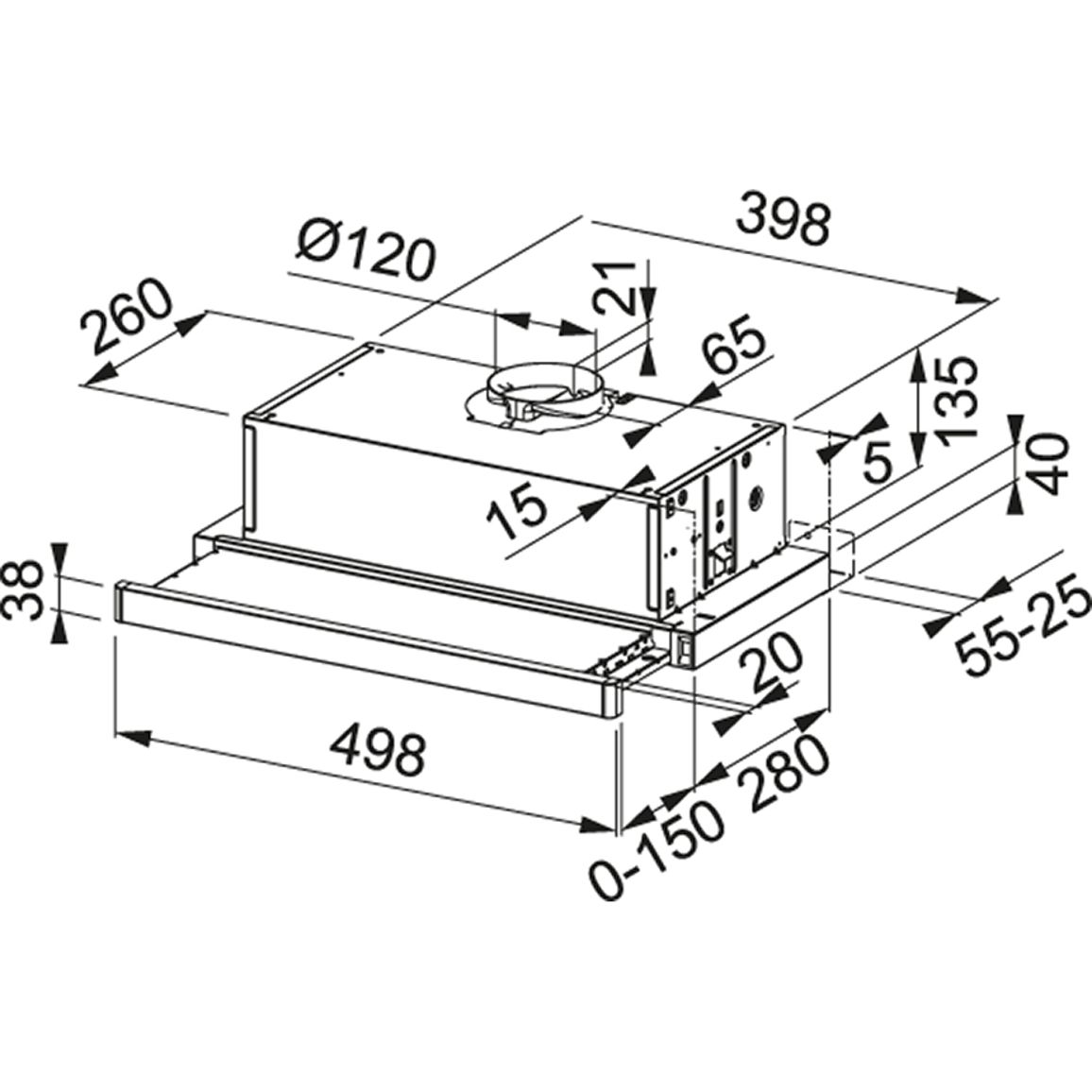 Вытяжка FTC 532L GR/XS нерж. 500мм. Franke (315.0547.794) Вытяжка FTC 532L GR/XS нерж. 500мм. Franke (315.0547.794)