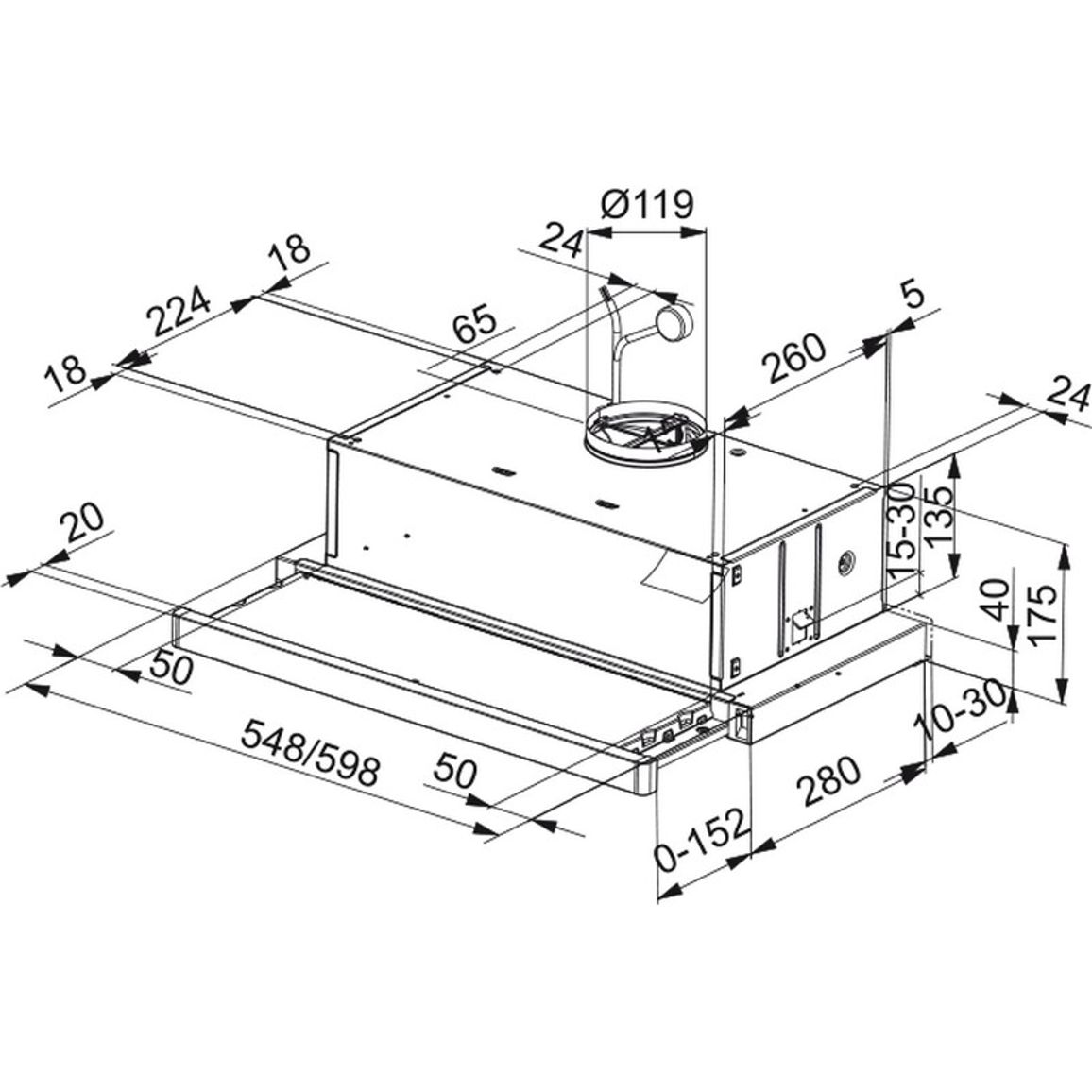 Вытяжка FTC 632L GR/XS нерж. 600мм. Franke (315.0547.796) Вытяжка FTC 632L GR/XS нерж. 600мм. Franke (315.0547.796)