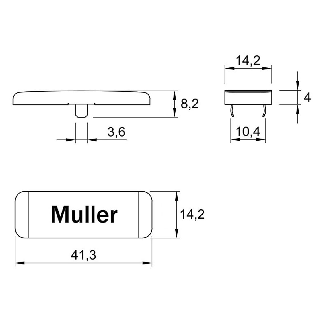 Заглушка для рычага Muller