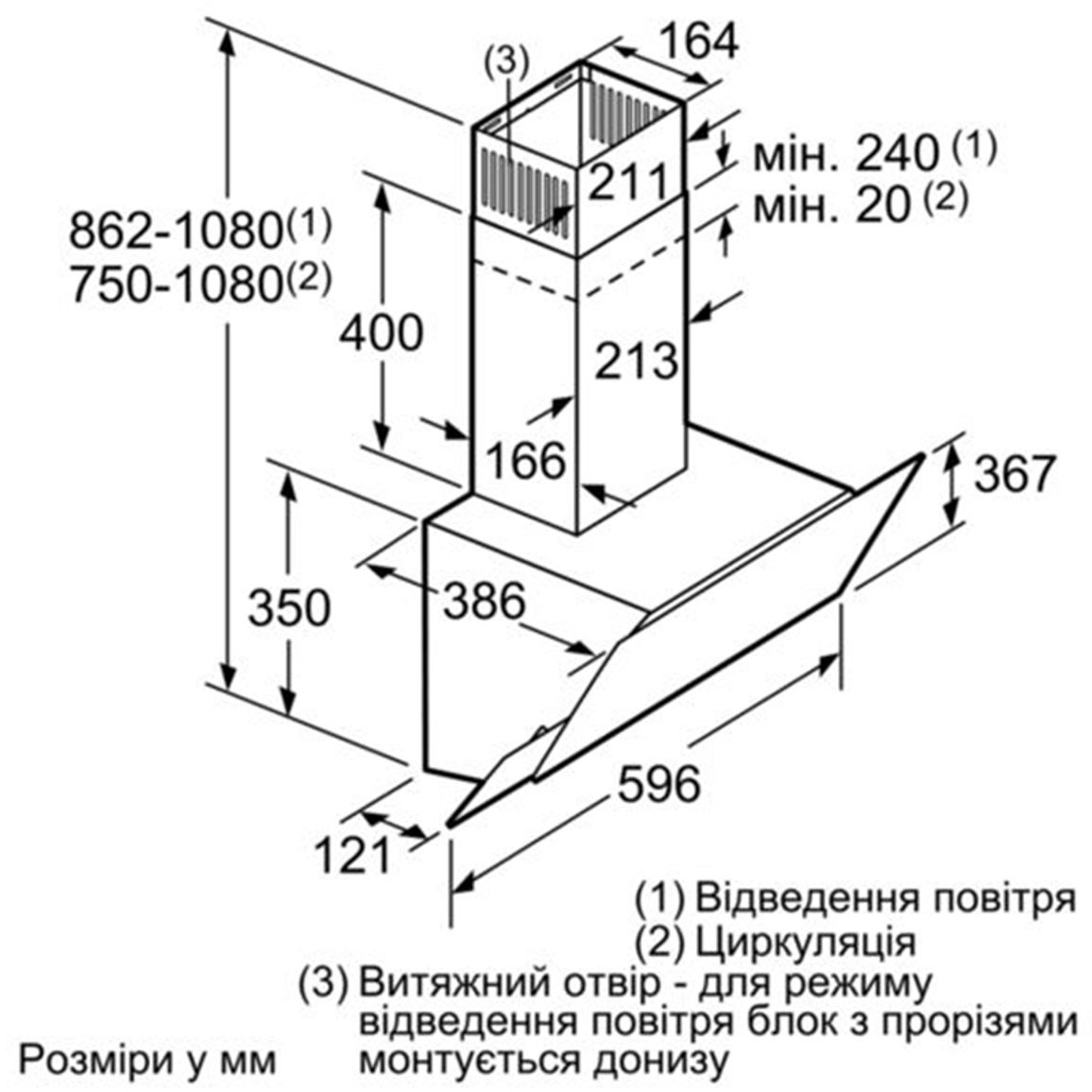 Настенная вытяжка черная DWK065G60R Bosch Настенная вытяжка черная DWK065G60R Bosch