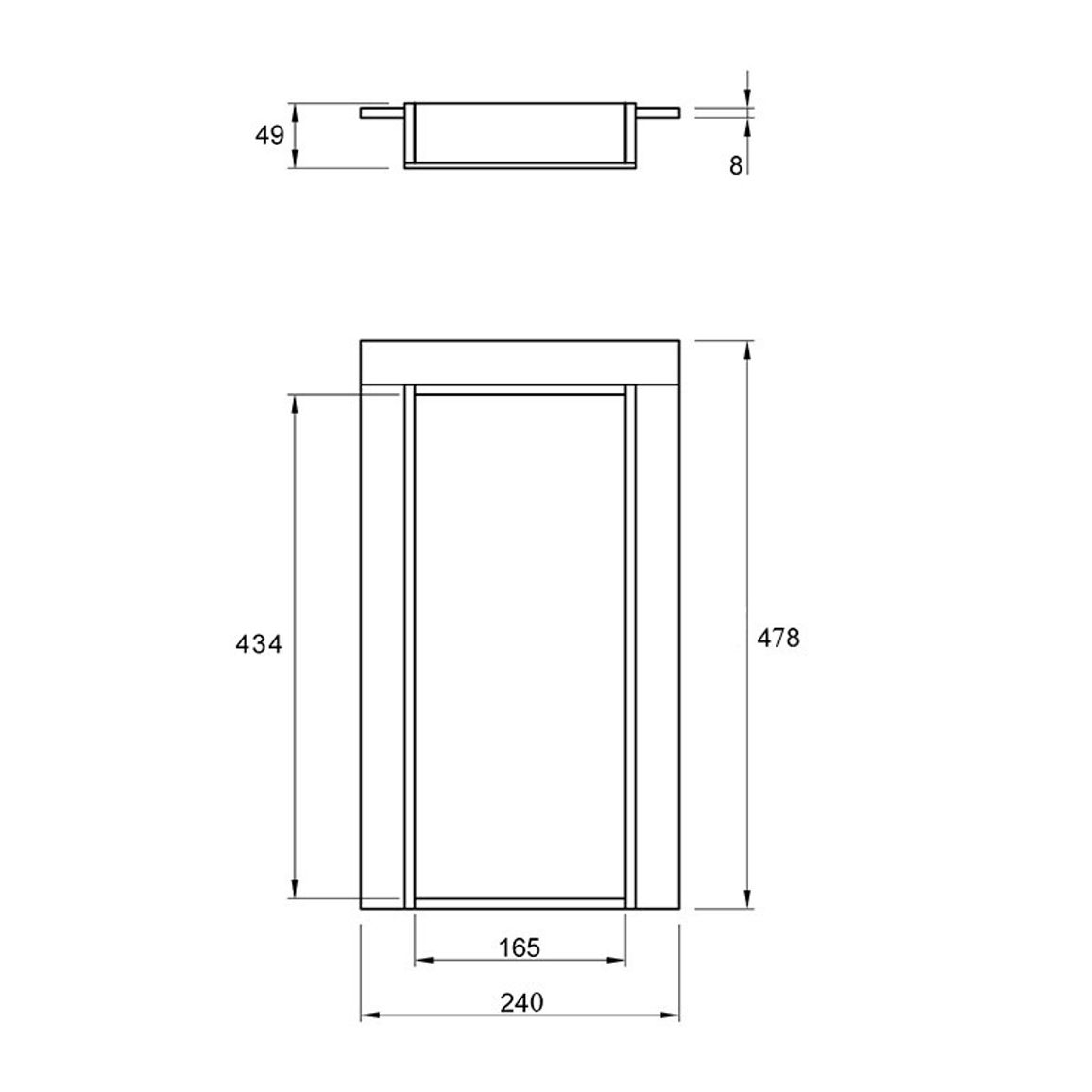 Организация для столовых приборов 300 W=240 L=478 (LKB.240.478) Антрацит Организация для столовых приборов 300 W=240 L=478 (LKB.240.478) Антрацит