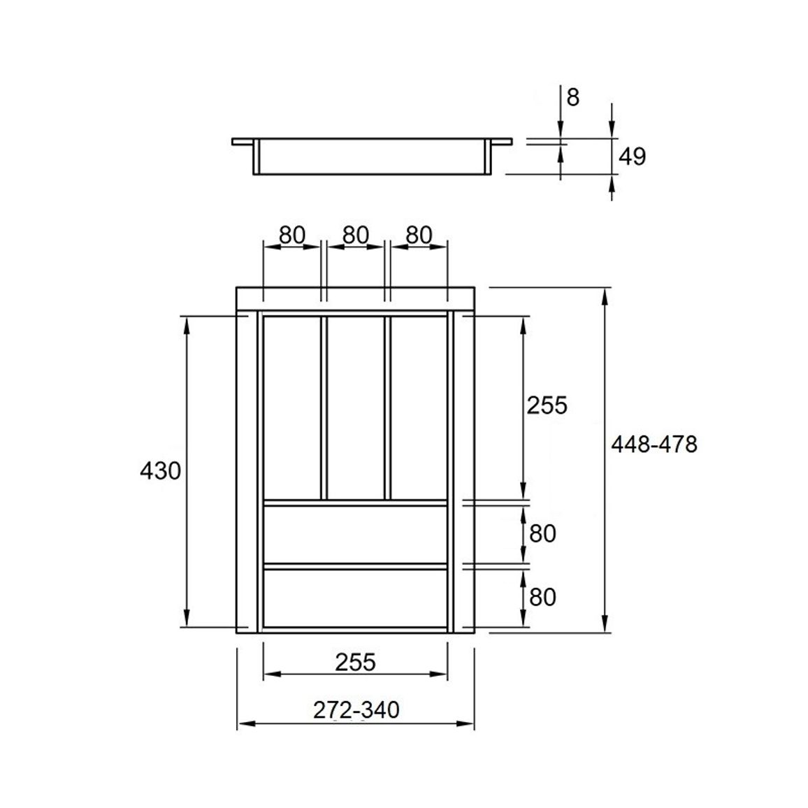 Организация для столовых приборов 400 W=340 L=478 (LK1.340.478) Натуральный Организация для столовых приборов 400 W=340 L=478 (LK1.340.478) Натуральный