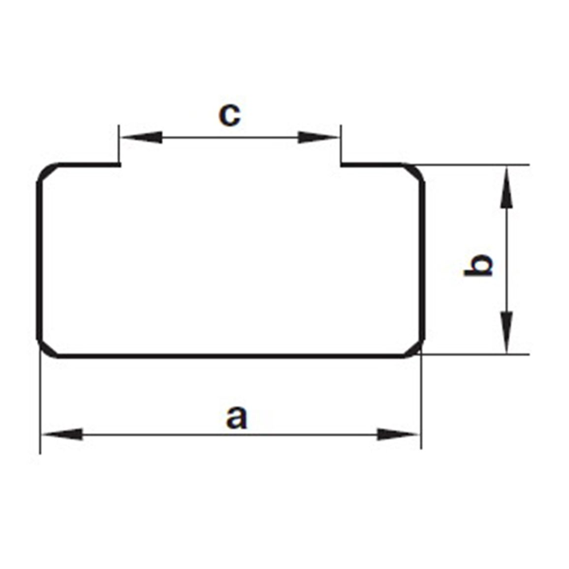Держатель плоскиx каналов 60*204 VENTS (86)