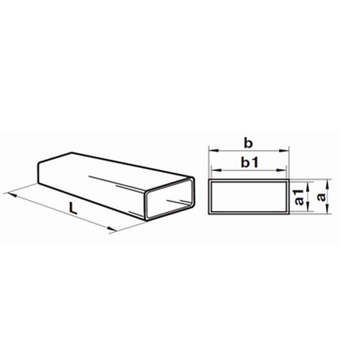 Канал плоский 90 * 220 / 2м. VENTS (9020) Канал плоский 90 * 220 / 2м. VENTS (9020)