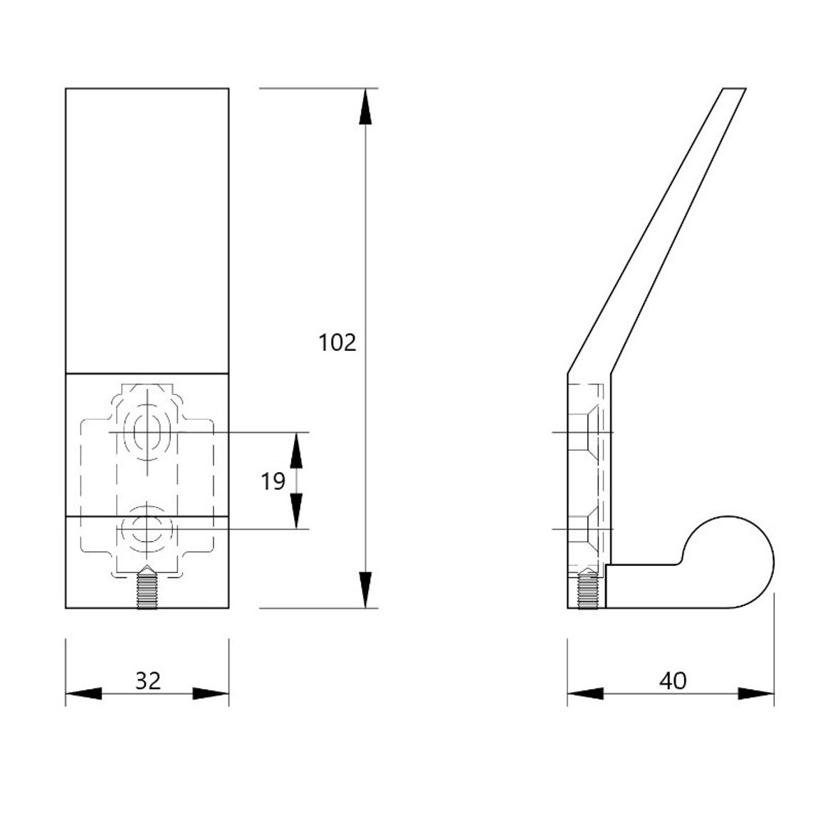 Гачок Marella M 43244.102 хром