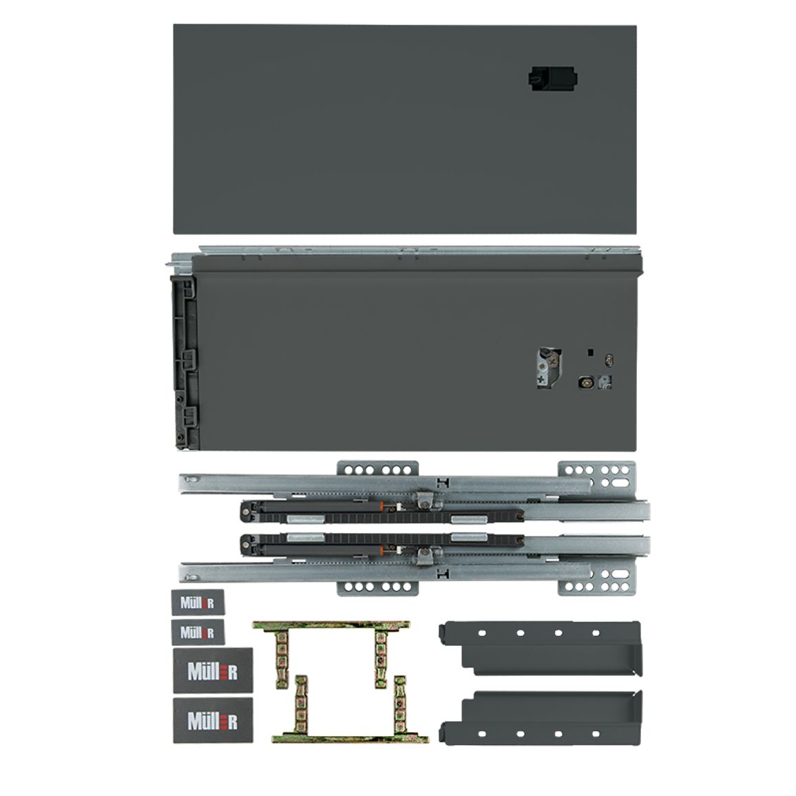 Комплект Muller Box profi line L=270 Н=178 антрацит