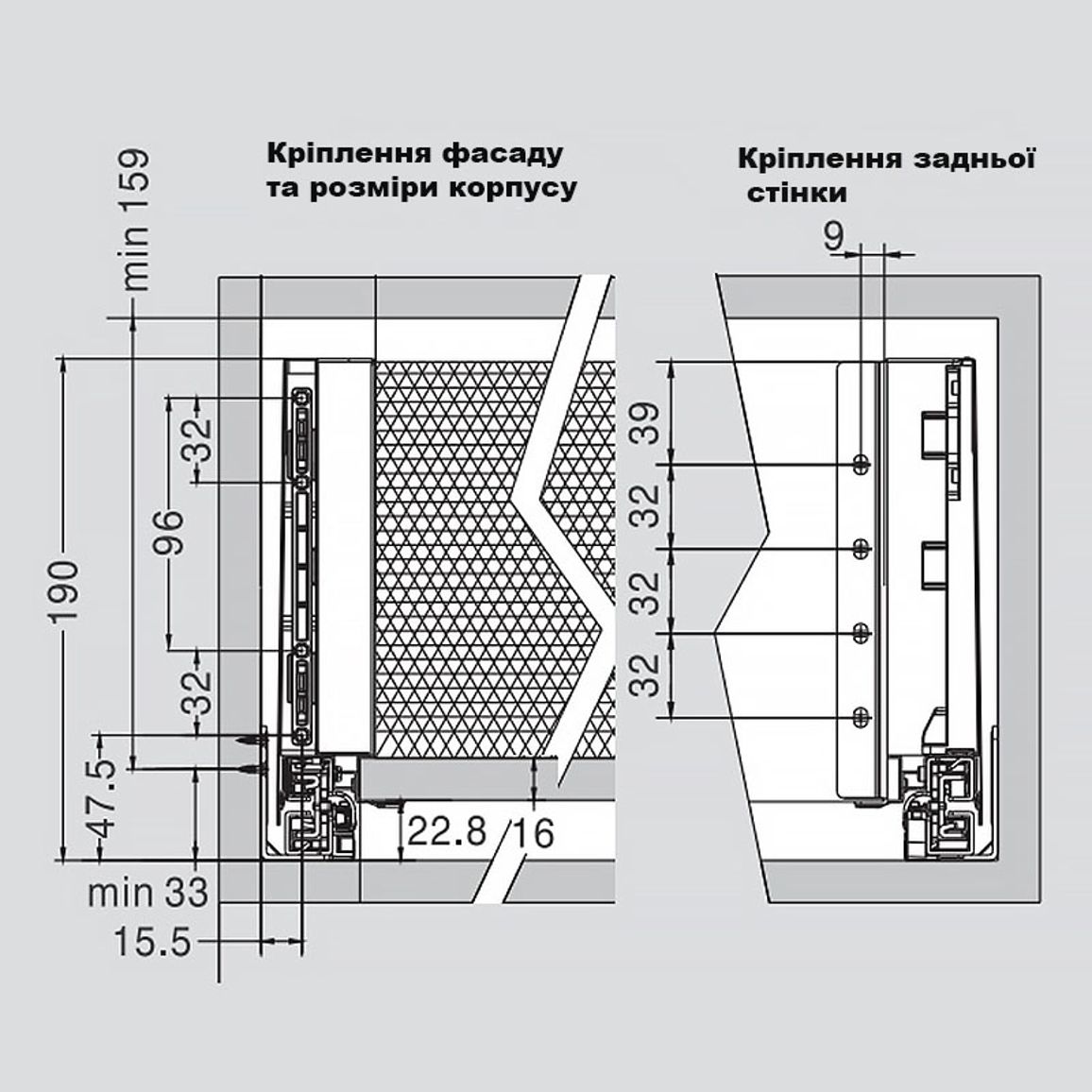 Комплект Muller Box profi line L=270 Н=178 антрацит