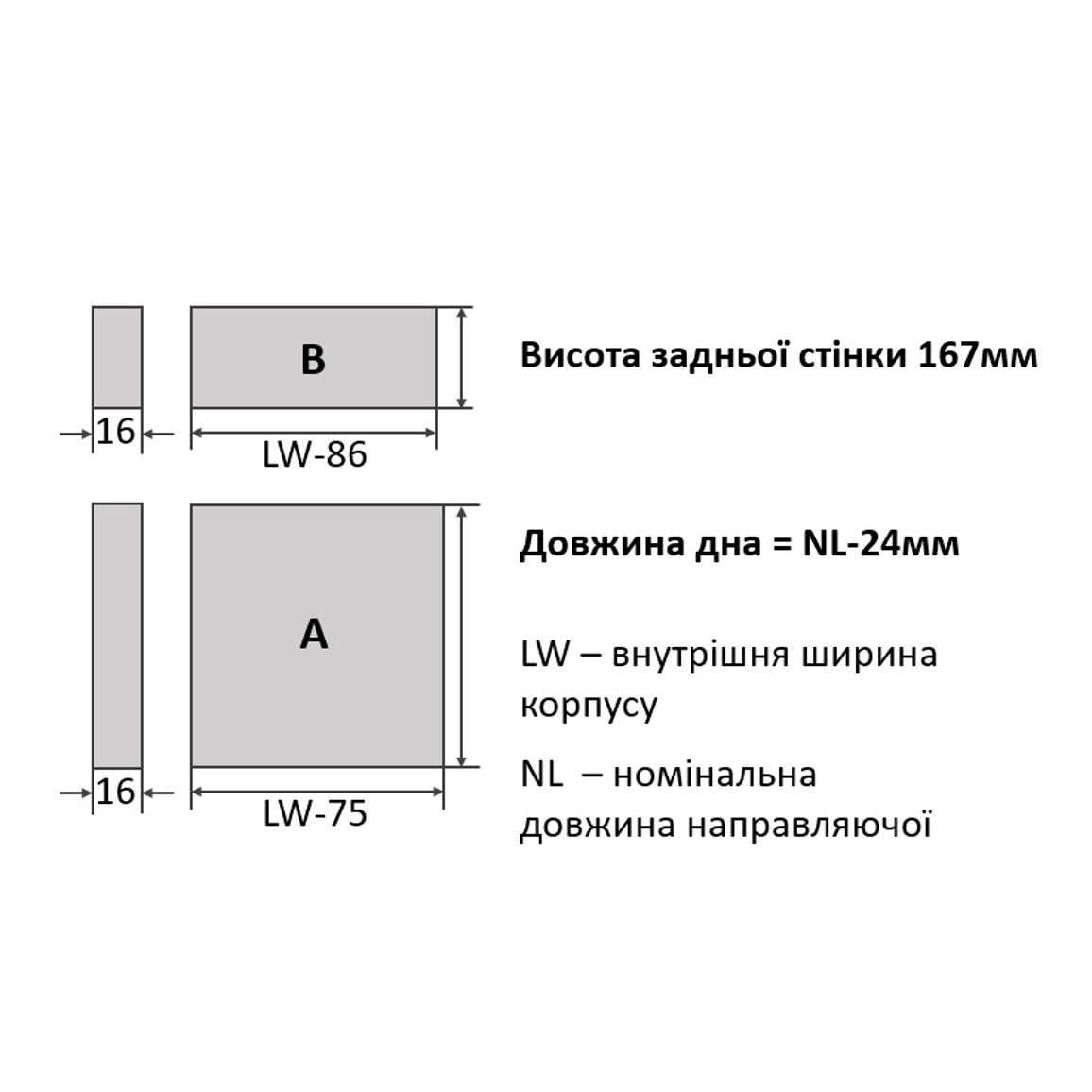 Комплект Muller Box profi line L=270 Н=178 антрацит