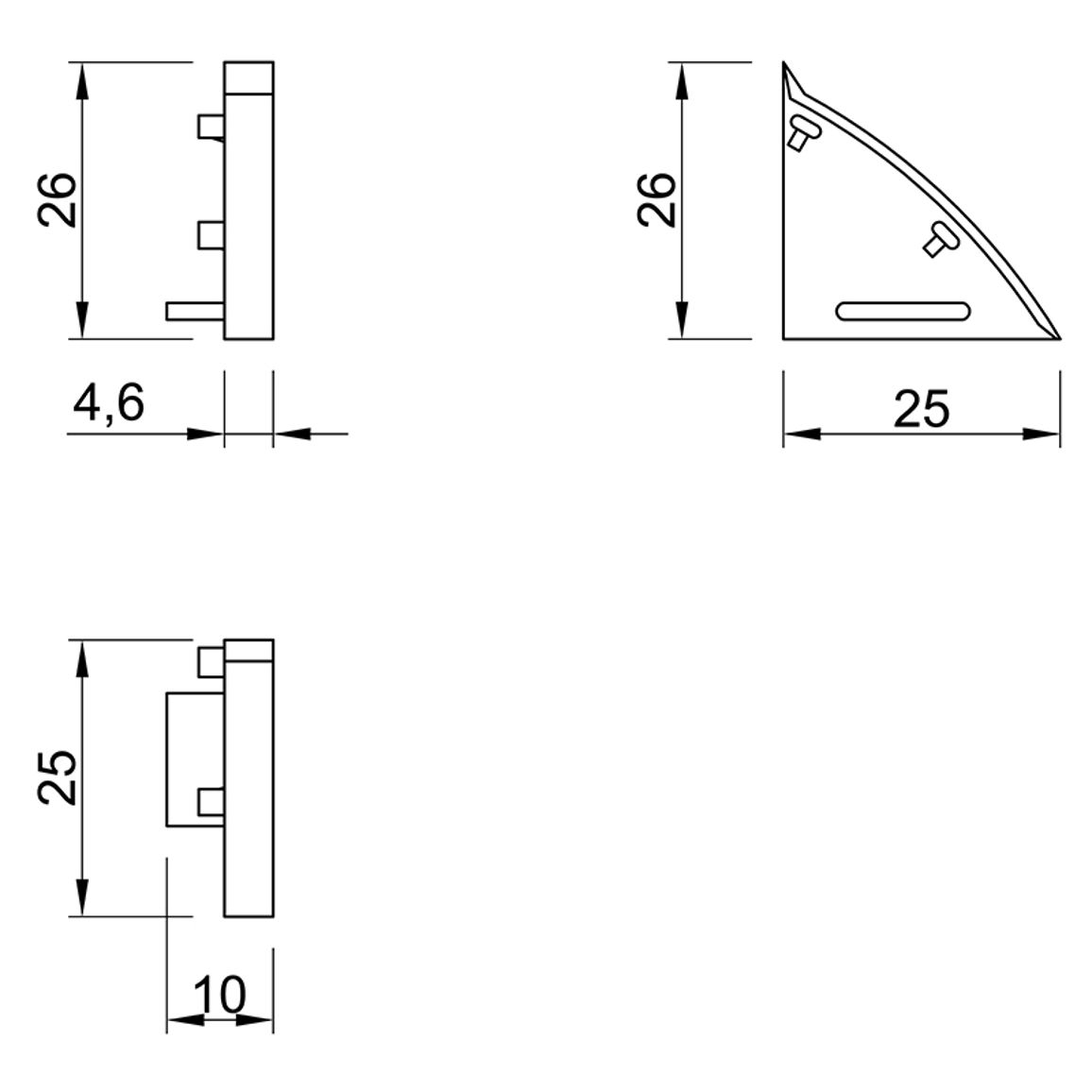 Заглушка правая EGGER beige damped (AC15)