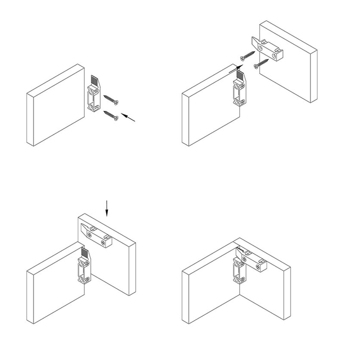 Затискний з'єднувач Multi Clip (1009684) Hettich Затискний з'єднувач Multi Clip (1009684) Hettich