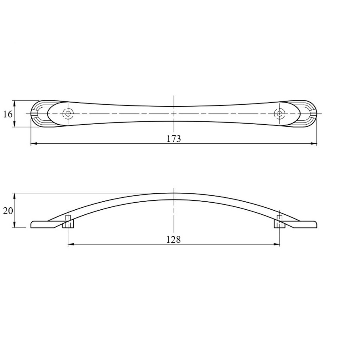 Ручка UG 3205/128 (DUG  32/128 G4)