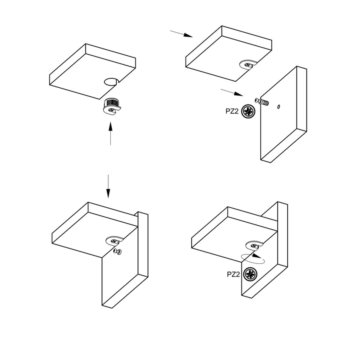Стяжка VB 35/16, цинк (9117653) Hettich Стяжка VB 35/16, цинк (9117653) Hettich