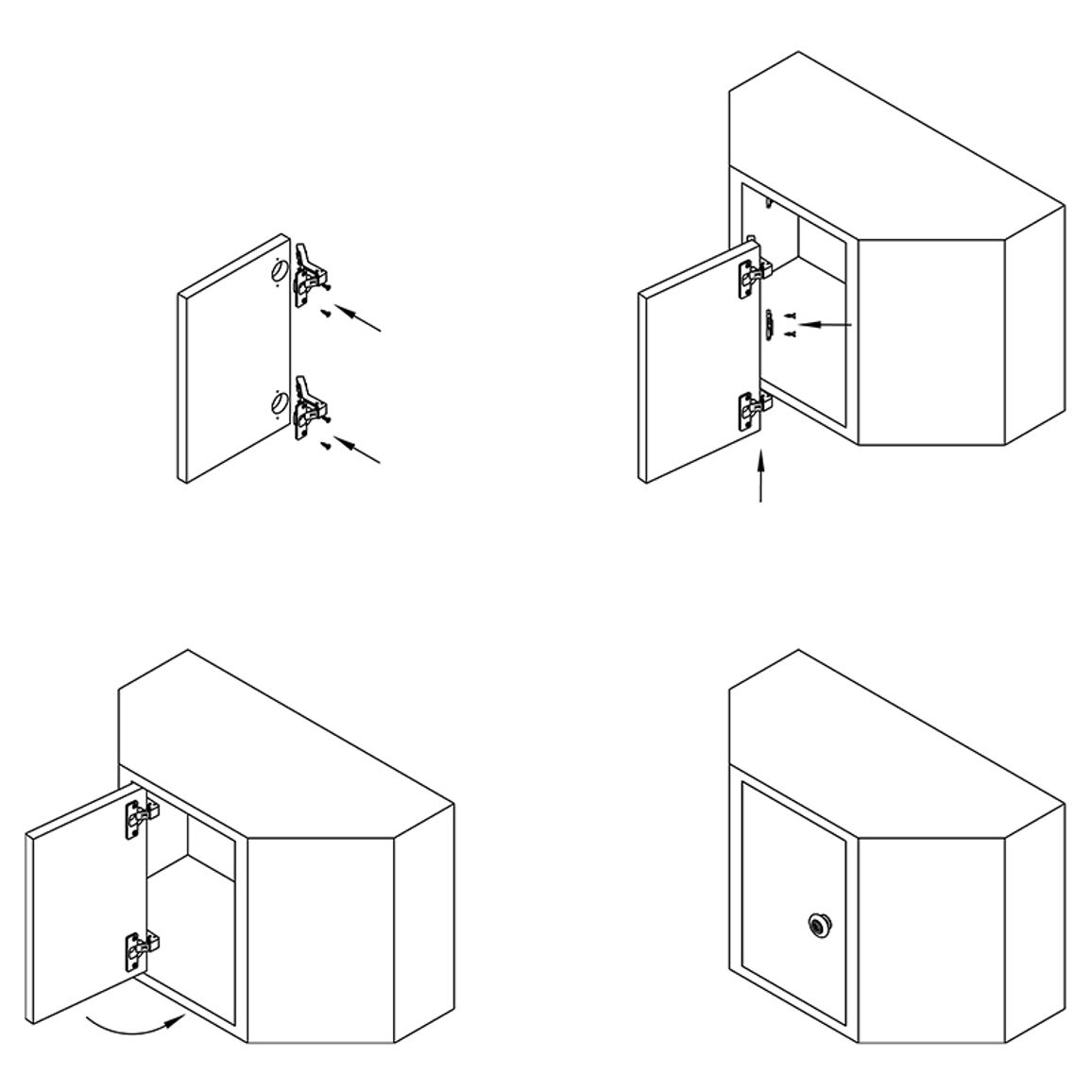 Петля Clip-on, 45°, Intermat 9936, внутренняя, никель (73932) Hettich Петля Clip-on, 45°, Intermat 9936, внутренняя, никель (73932) Hettich
