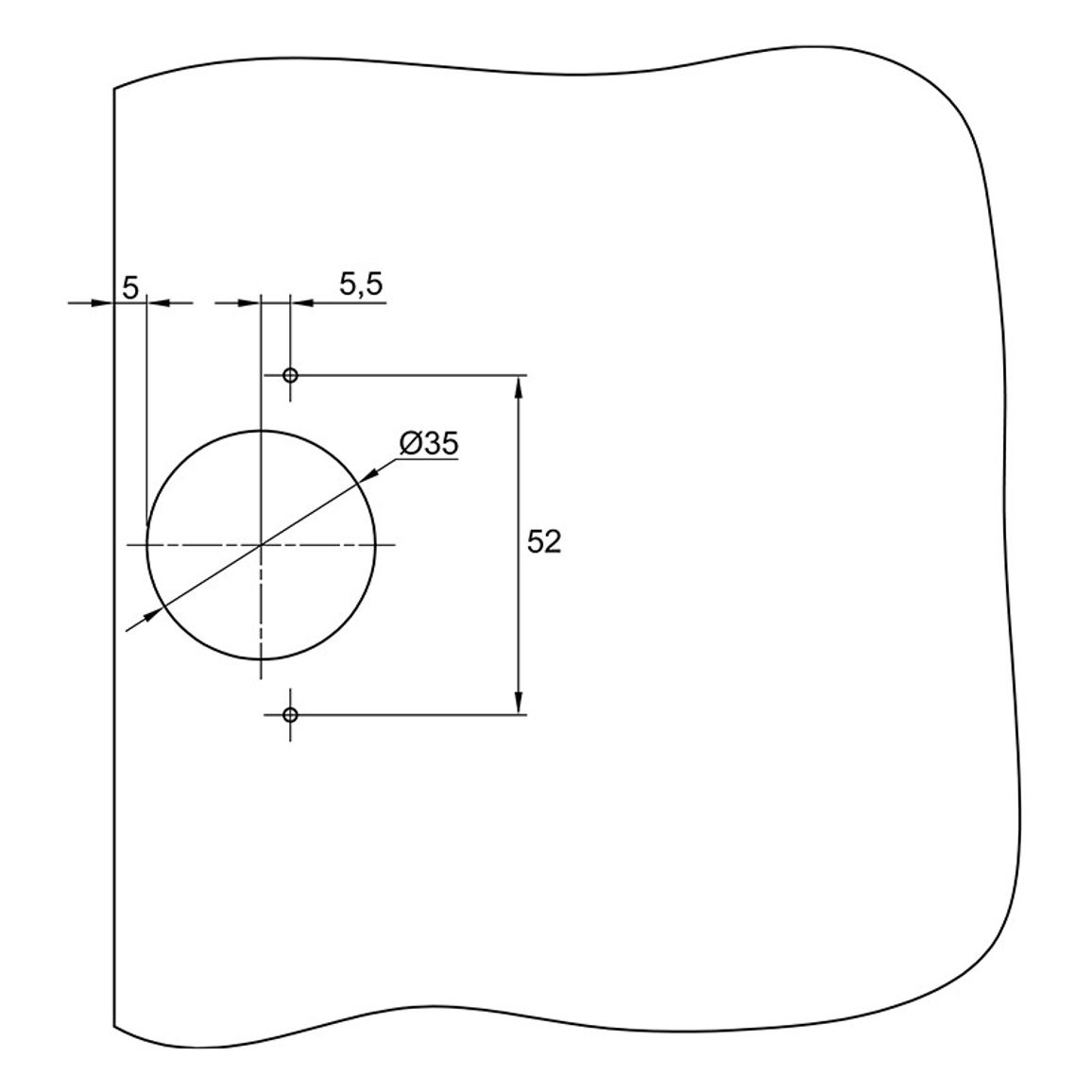 Петля Clip-on, -30°, Intermat 9944, накладная, никель (73936) Hettich