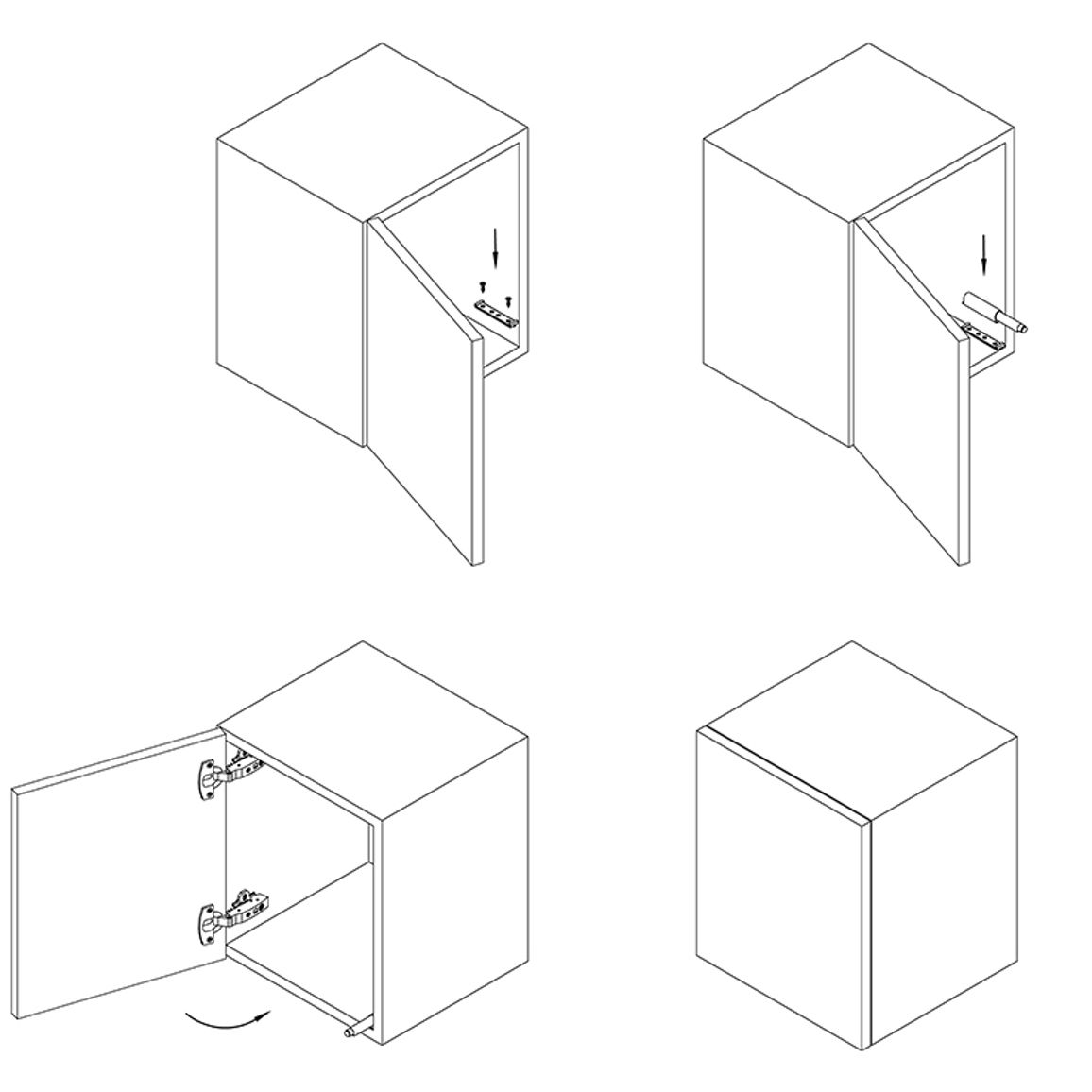 Механизм P2O Universal (9051925) Hettich