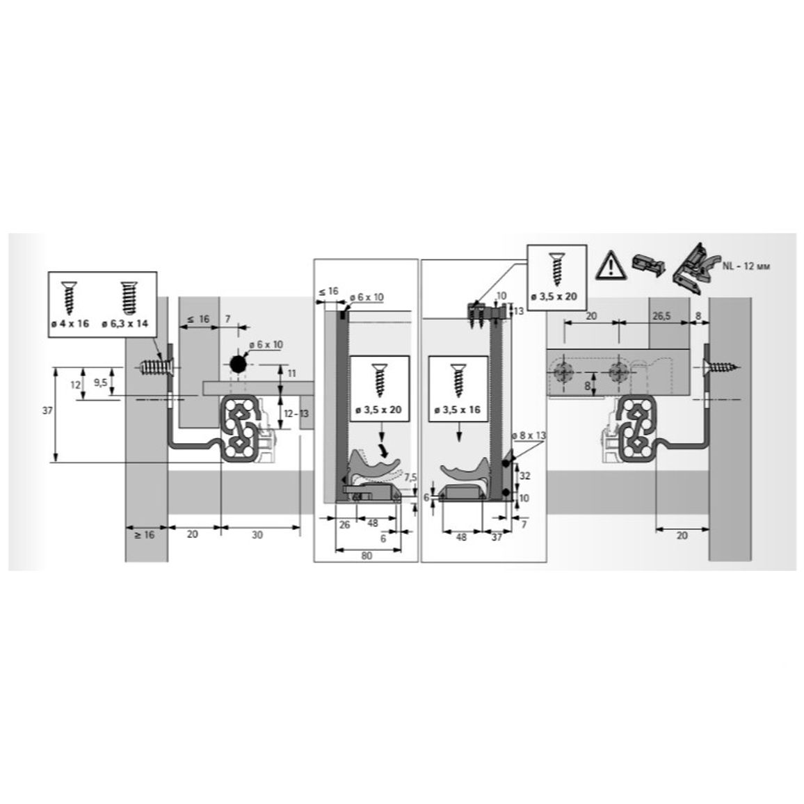Quadro V6.Silent System L=550мм полного выдвижения, правая (9047775) Hettich ДСП 16ММ! Quadro V6.Silent System L=550мм полного выдвижения, правая (9047775) Hettich ДСП 16ММ!