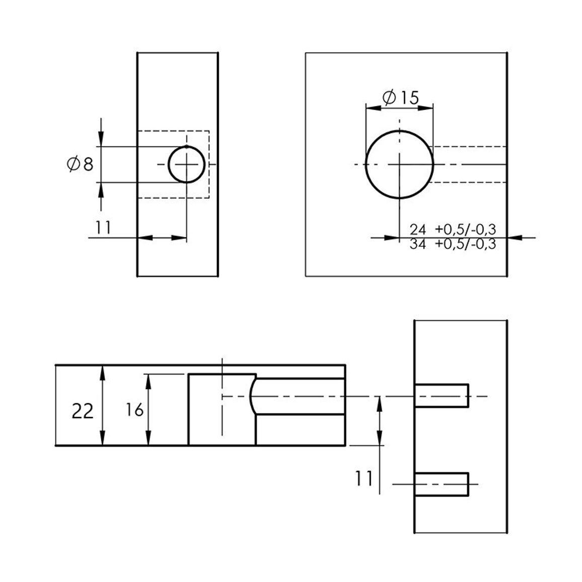 Эксцентриковая стяжка Rastex 15/22, цинк (1048254) Hettich Эксцентриковая стяжка Rastex 15/22, цинк (1048254) Hettich
