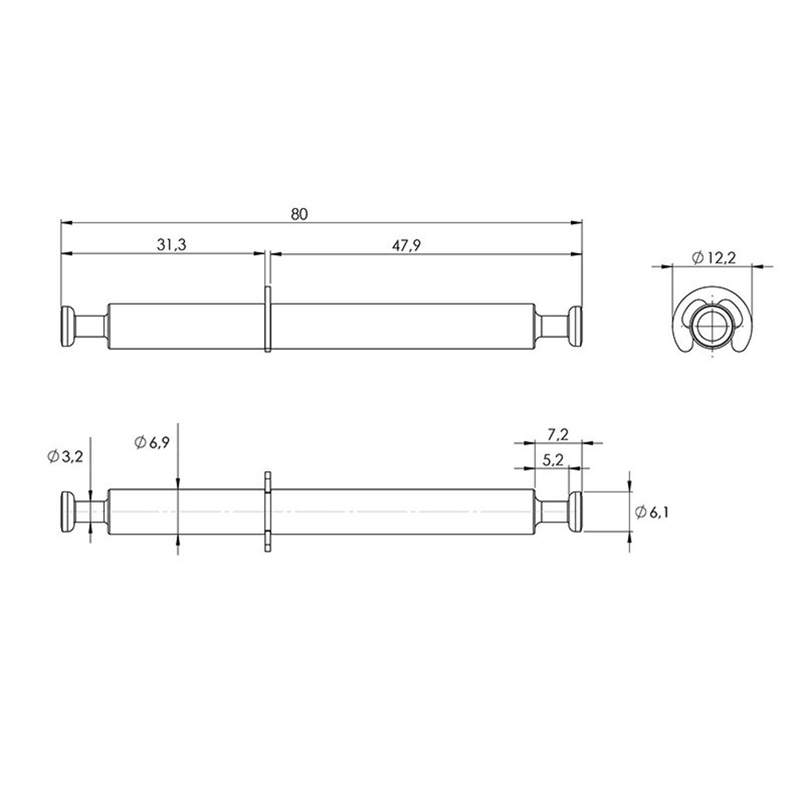 Дюбель двойной под Rastex DU 868 46/30мм (1056170) Hettich