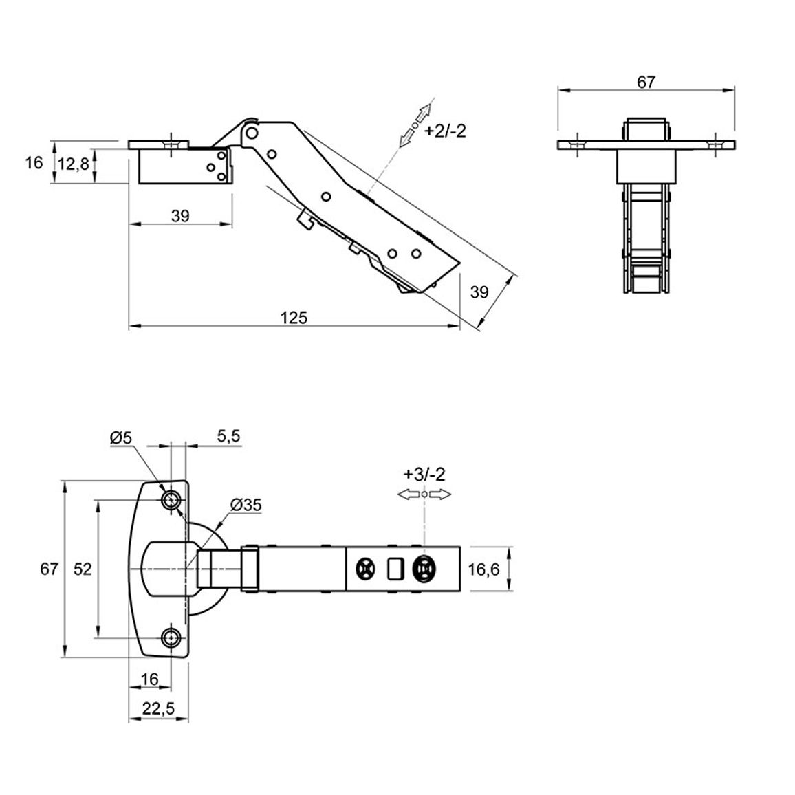 Петля Clip-on, 30°, Sensys 8639i, накладная, с доводч., никель (9088016) Hettich Петля Clip-on, 30°, Sensys 8639i, накладная, с доводч., никель (9088016) Hettich