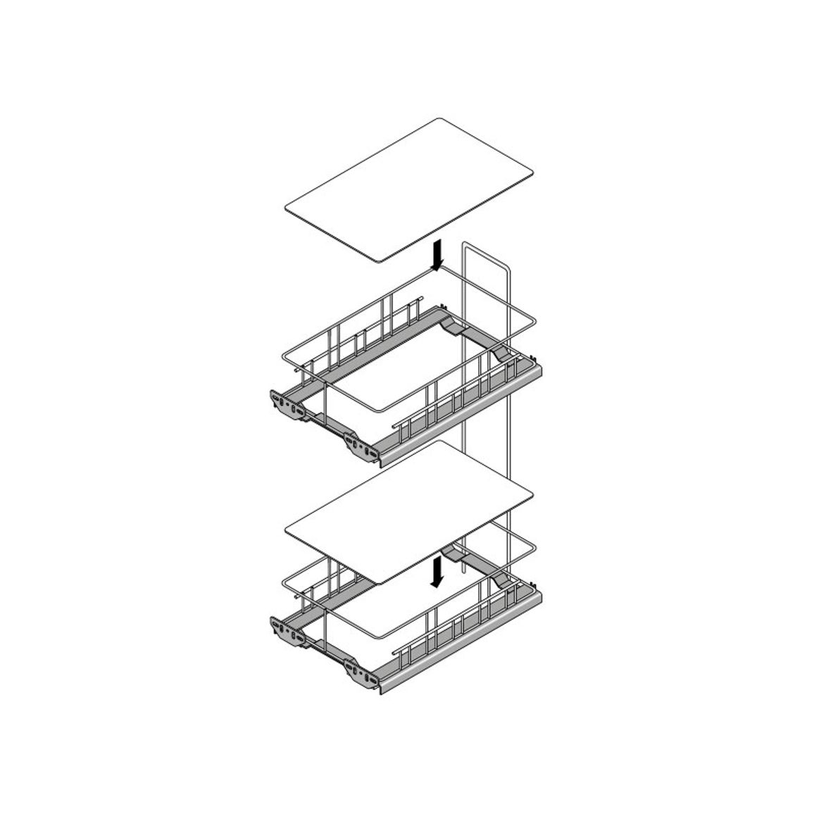 Карго IQ plus W=300мм (9065860) Hettich Карго IQ plus W=300мм (9065860) Hettich