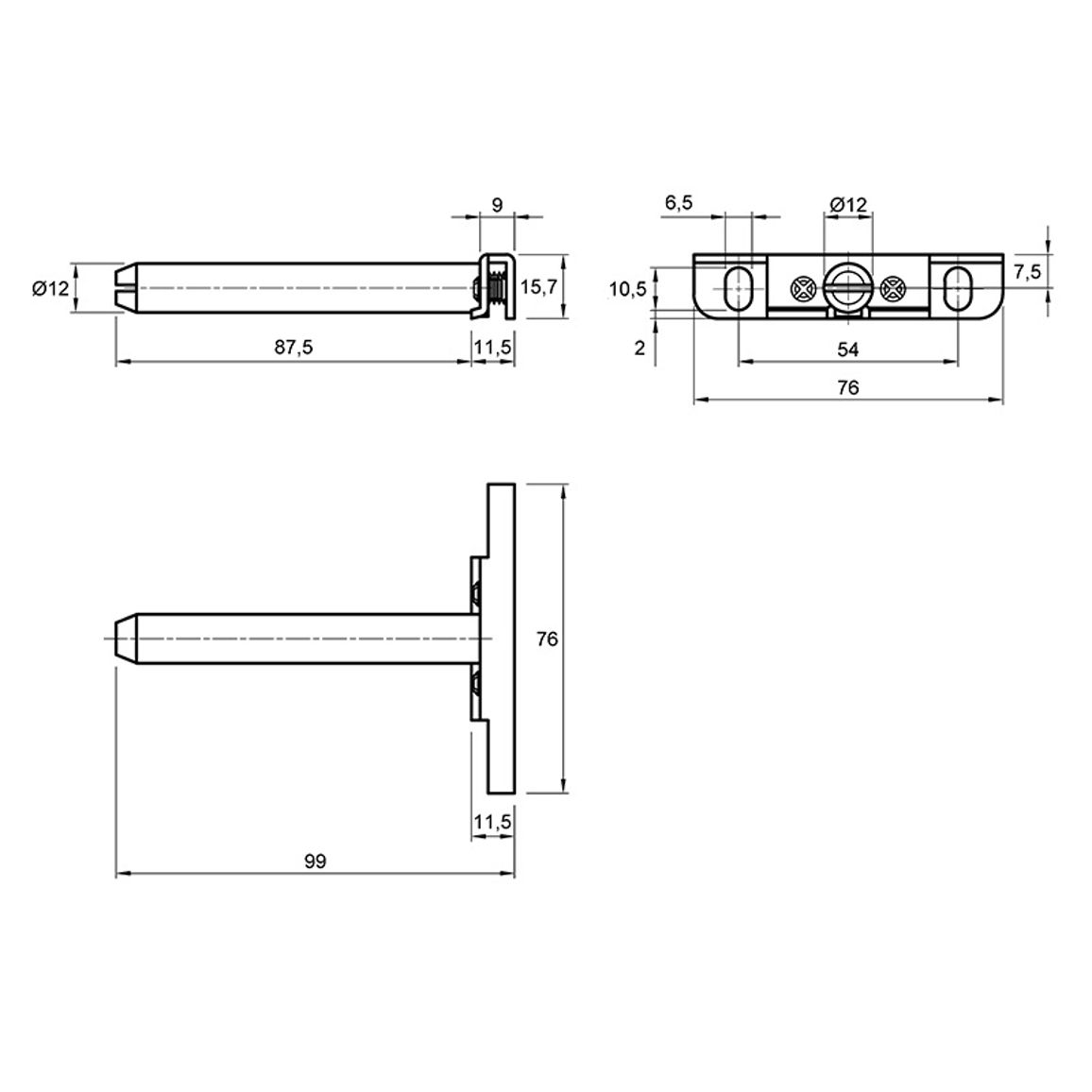 Полкодержатель Titan 3 толщина полки от 19 мм и более (79714) Hettich Полкодержатель Titan 3 толщина полки от 19 мм и более (79714) Hettich